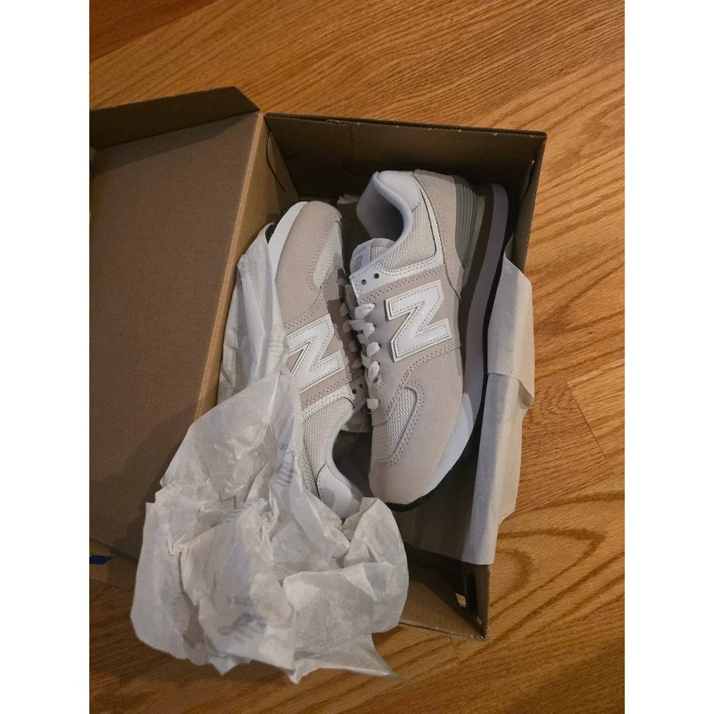 NEW Balance 574 Core CLASSIC - NIMBUS - SUEDE size women 7 men  5.5 new with box